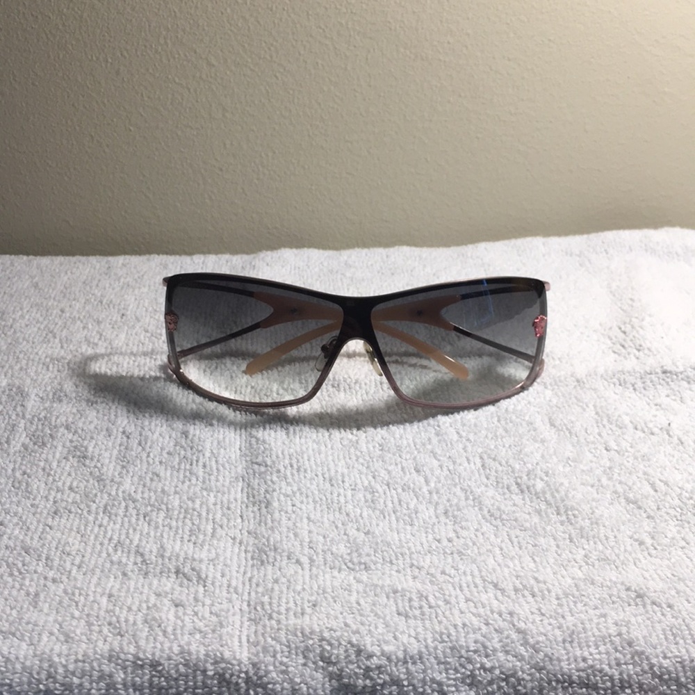 Versace Designer Purple Rose Gold Sunglasses